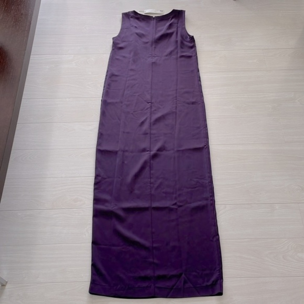 J. Lindeberg Plum Daniella Stretch Drape Dress - Picture 9 of 16